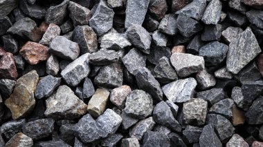 Doğa arka planı olarak küçük taşları kapatın. Boşluğu kopyala.