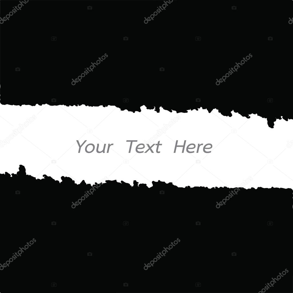 frame border grunge black for your text vector