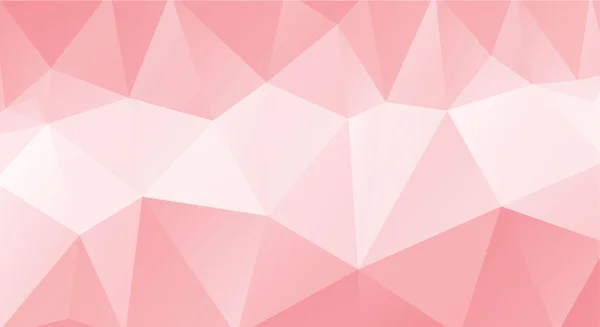 Rosa Low-Poly-Hintergrundvektor — Stockvektor