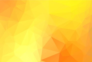 Sarı lowpoly arka plan vektör