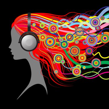 Kafa-telefonlar kızla başkanı