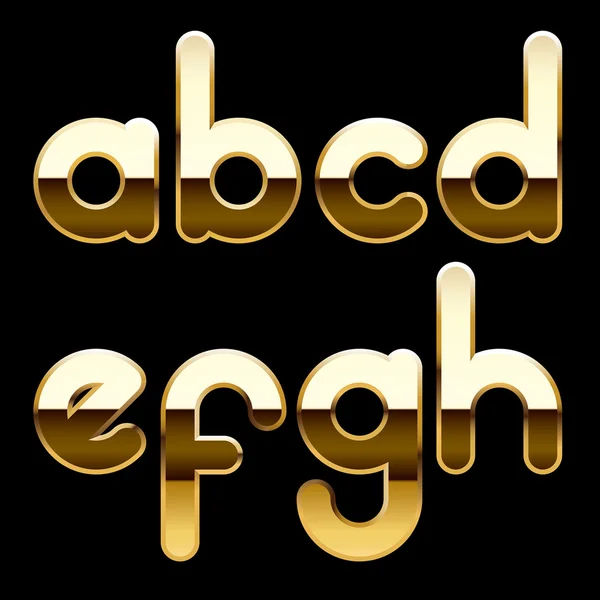 Gold alphabet letters Stock Vector Image by ©maystra 27346149