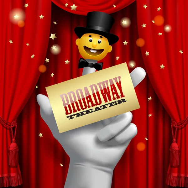 Affiche Broadway — Image vectorielle