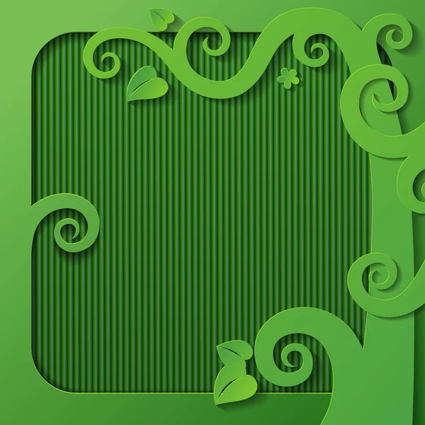 Groene frame — Stockvector