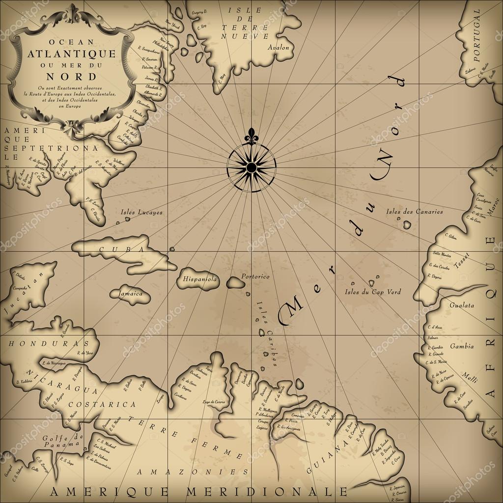 Old Map Vector Image By C Maystra Vector Stock Old Map Vector Image By C Maystra Vector Stock