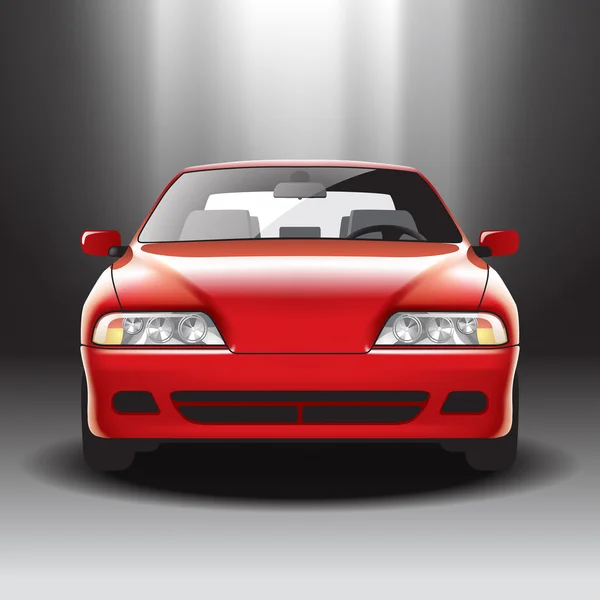 Voiture rouge — Image vectorielle