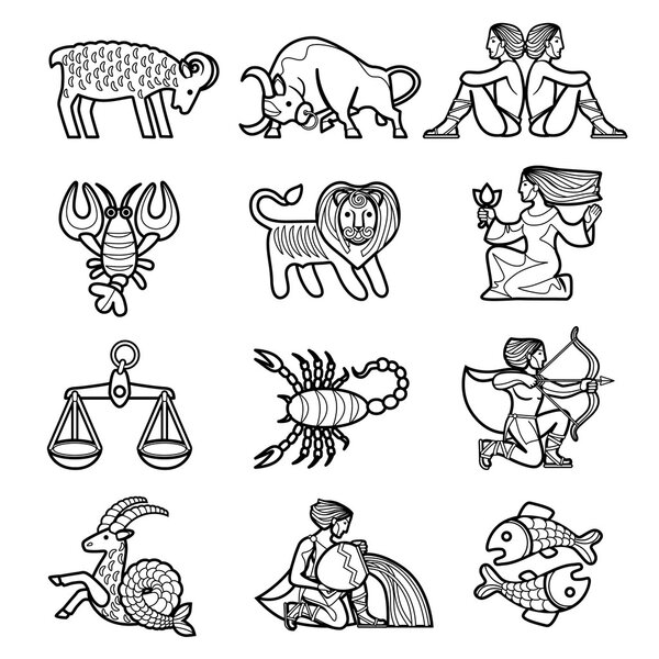 Набор зодиакальных фигур
