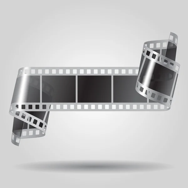 Curled film strip — Διανυσματικό Αρχείο