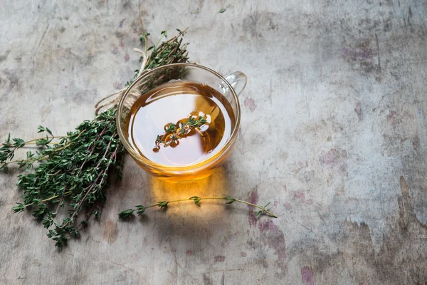 Herbal Tea Background Close — Stock Photo, Image