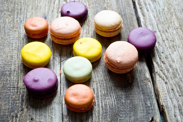 Colorful french macaroons — Stock Photo, Image