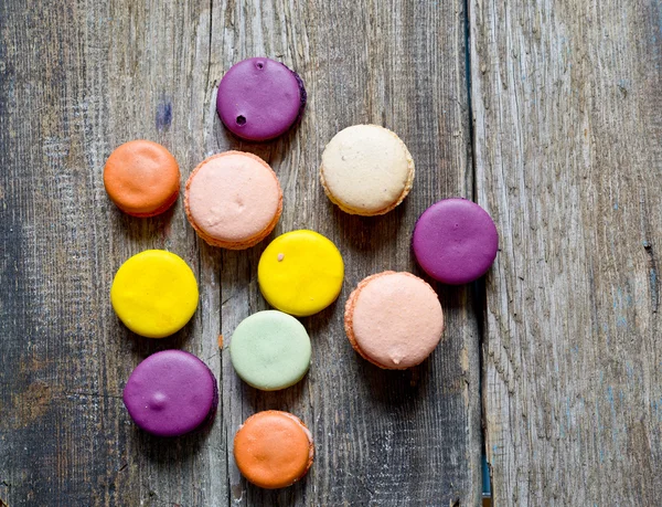 Colorful french macaroons — Stock Photo, Image