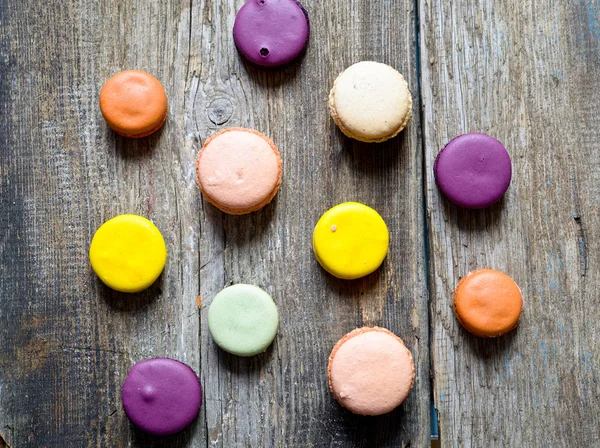 Colorful french macaroons — Stock Photo, Image