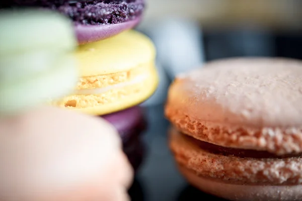 Macarons français colorés — Photo