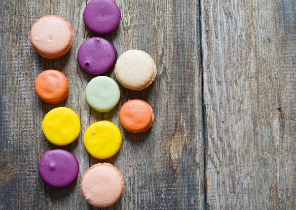 Macarons français colorés — Photo