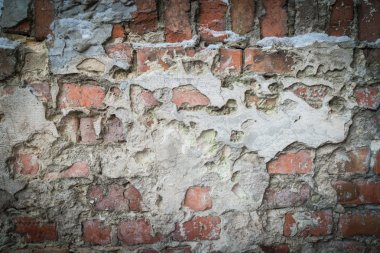 Eski tuğla duvar