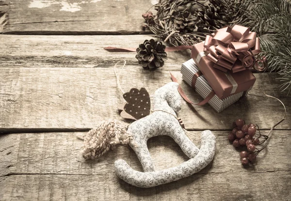 Fondo Navidad Con Cajas Regalo — Foto de Stock