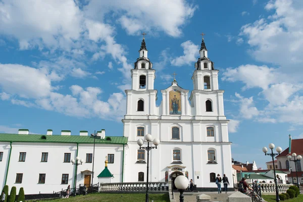 Minsk Setembro Catedral Espírito Santo Minsk Igreja Ortodoxa Principal Bielorrússia Imagens Royalty-Free