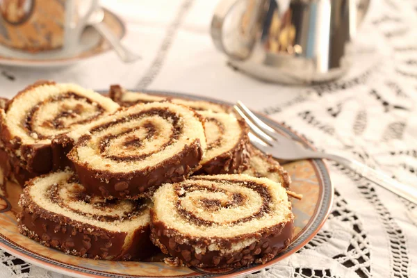 Swiss roll — Stock Photo, Image