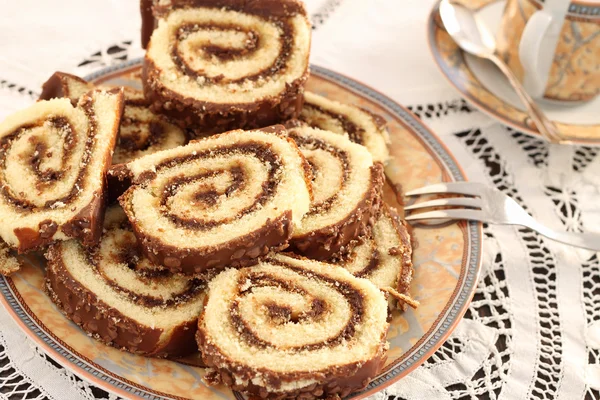 Swiss roll — Stock Photo, Image