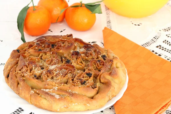 Pitta nchiusa, Calabrian cake — Stock Photo, Image