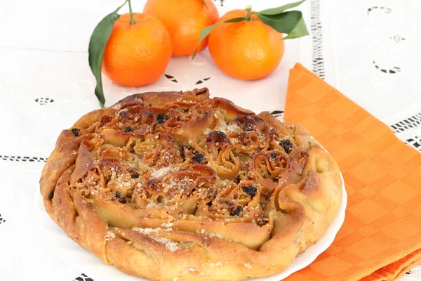 Pitta nchiusa, torta calabrese — Foto Stock