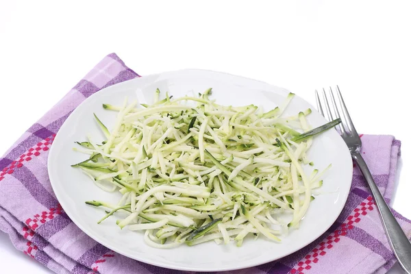 Julienne zucchini — Stockfoto