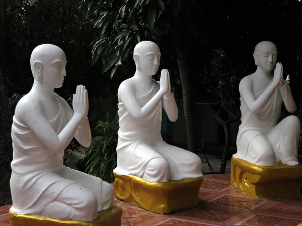 Praying Monks — Stock Photo, Image