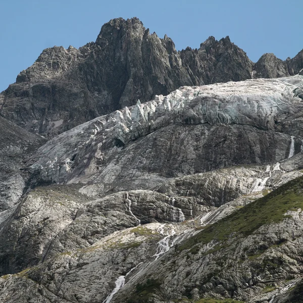 Vista dettagliata del ghiacciaio — Foto Stock