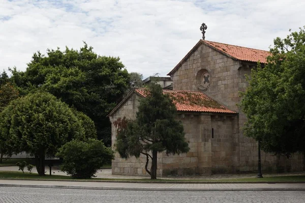 Starý Kostel Vesnici — Stock fotografie