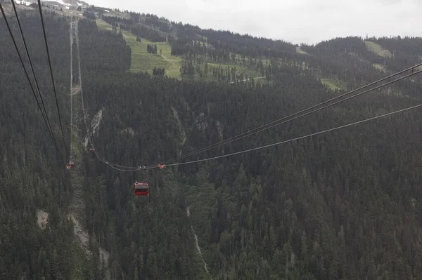 Ski Lift Mountains — Stock Photo, Image