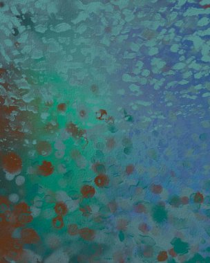 Yağlı boya ile soyut grunge arkaplan kaba desen lekeler