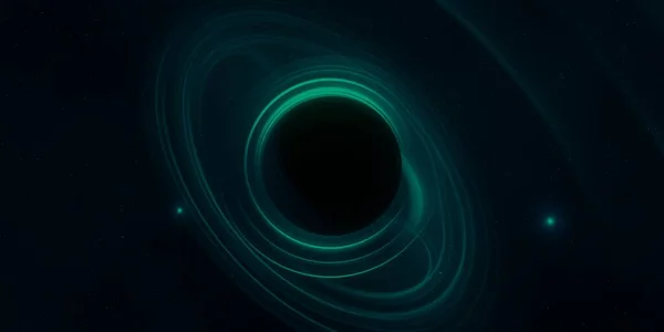 Černá Díra Vesmíru Astronomický Objekt Digitální Koncept Umělecké Ilustrace — Stock fotografie