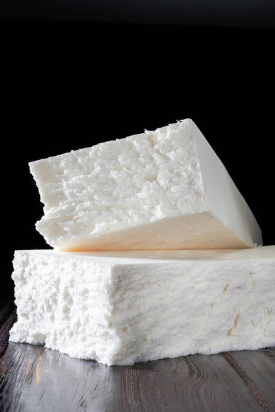 Крупный план текстуры поперечного сечения тайского латексного матраса