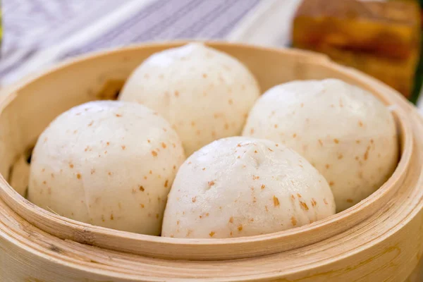 Kantonský Ranní Čaj Dim Sum Pšeničný Sáček — Stock fotografie