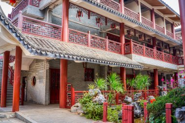 Çin geleneksel ahşap yapı binaları ve klasik bahçeler