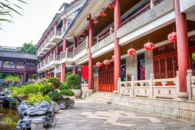Çin geleneksel ahşap yapı binaları ve klasik bahçeler