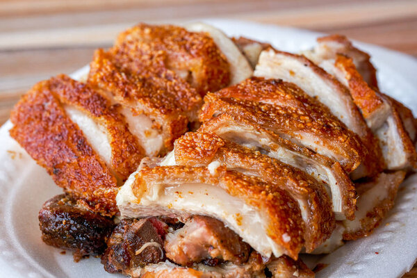 Classical Chinese Cantonese Cuisine, Crispy Roast Pork