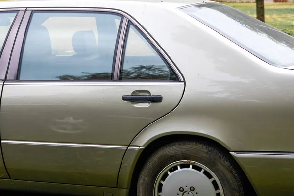 Close Rear Door Old Car — Stock Photo, Image