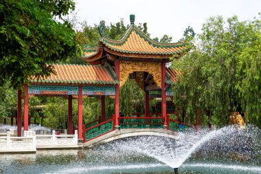 Baomo Garden, Lingnan Klasik Bahçe Peyzajı, Guangzhou, Çin