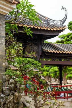 Baomo Garden, Lingnan Klasik Bahçe Peyzajı, Guangzhou, Çin