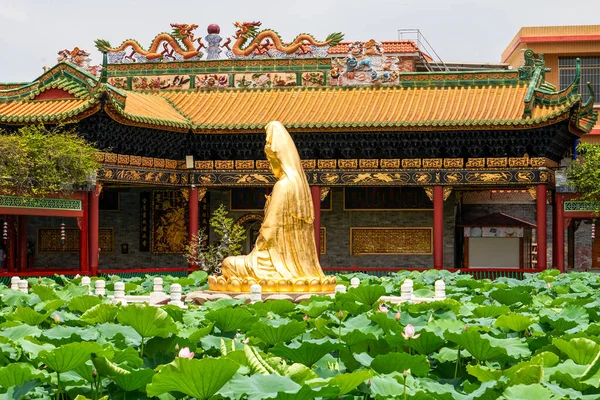 Lotus Vijver Tuin Pure Golden Bodhisattva Baomo Garden Guangzhou China — Stockfoto