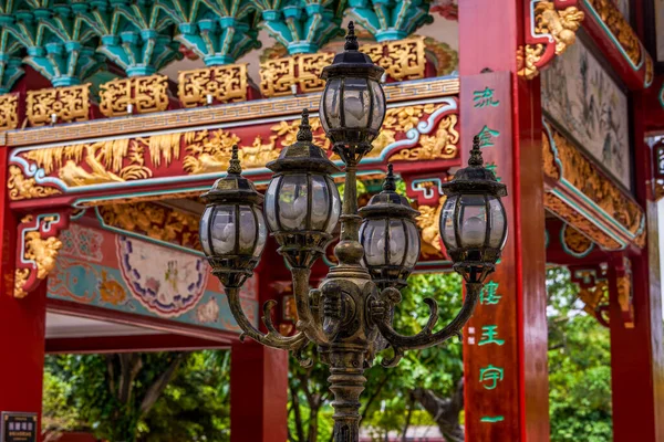 Lampada Strada Stile Retrò Baomo Garden Guangzhou Cina — Foto Stock