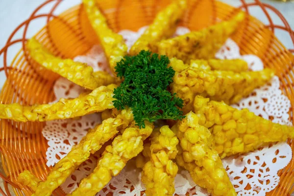 Delicioso Plato Chino Tortillas Fritas —  Fotos de Stock