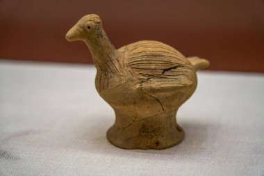 Müzede sergilenen antik Suriye eserleri