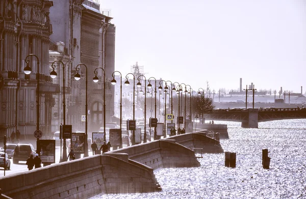 Palace Embankment. San Petersburgo — Foto de Stock