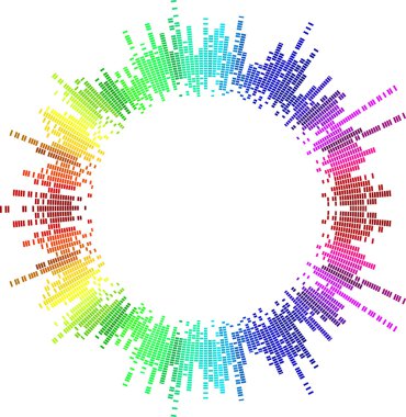 Mozaik gökkuşağı daire