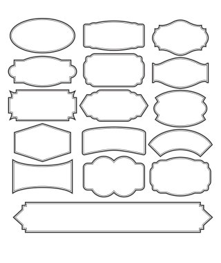 Çerçeve sınır tasarımı seti
