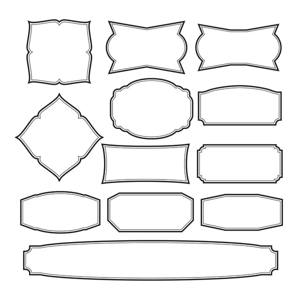 Set Frames Grensontwerp — Stockvector