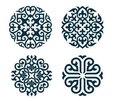 Vektör illüstrasyonunda grometrik desenler tasarımı