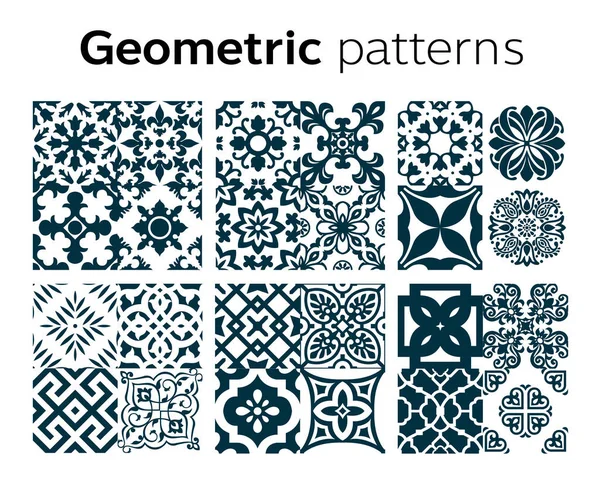 Grometric Patterns Design Vector Illustration — Stock Vector